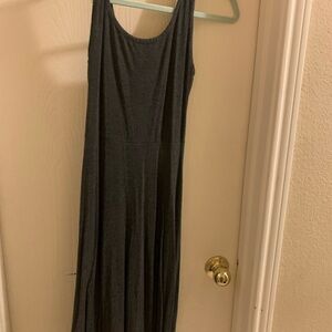 Elegant Black Sleeveless Dress, no size listed but fits as S-M